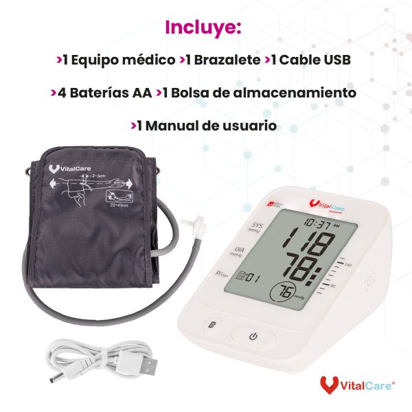 Baumanómetro Digital De Brazo Con Voz YE670A - Imagen 8