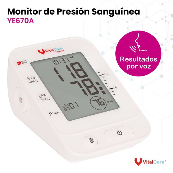 Baumanómetro Digital De Brazo Con Voz YE670A - Imagen 2