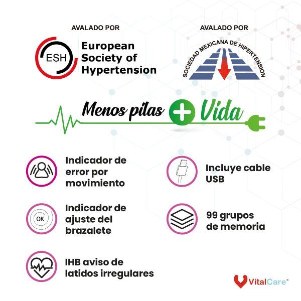 Baumanómetro Digital De Brazo Con Voz YE670A - Imagen 6