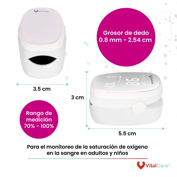 Oxímetro De Pulso De Dedo YX100 - Imagen 5