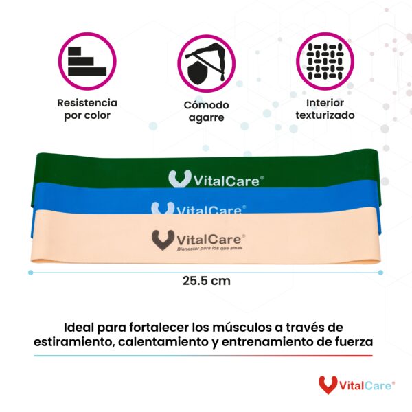 3 Mini Bandas de Resistencia | Mini Loops - Imagen 6