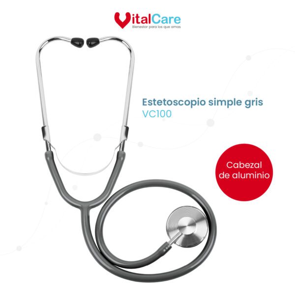 Estetoscopio Simple | Color Gris - Imagen 2