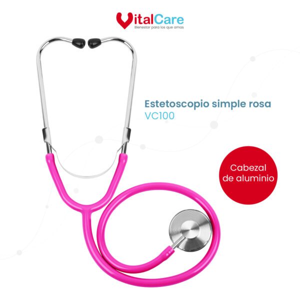 Estetoscopio Simple | Color Rosa - Imagen 2