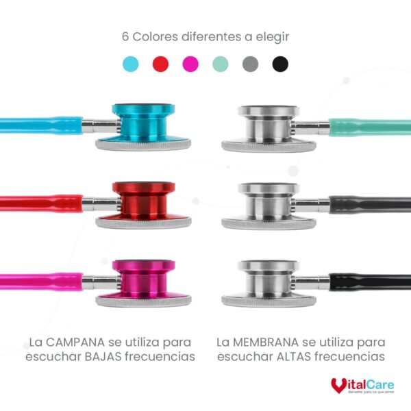 Estetoscopio Doble | Color Gris - Imagen 6