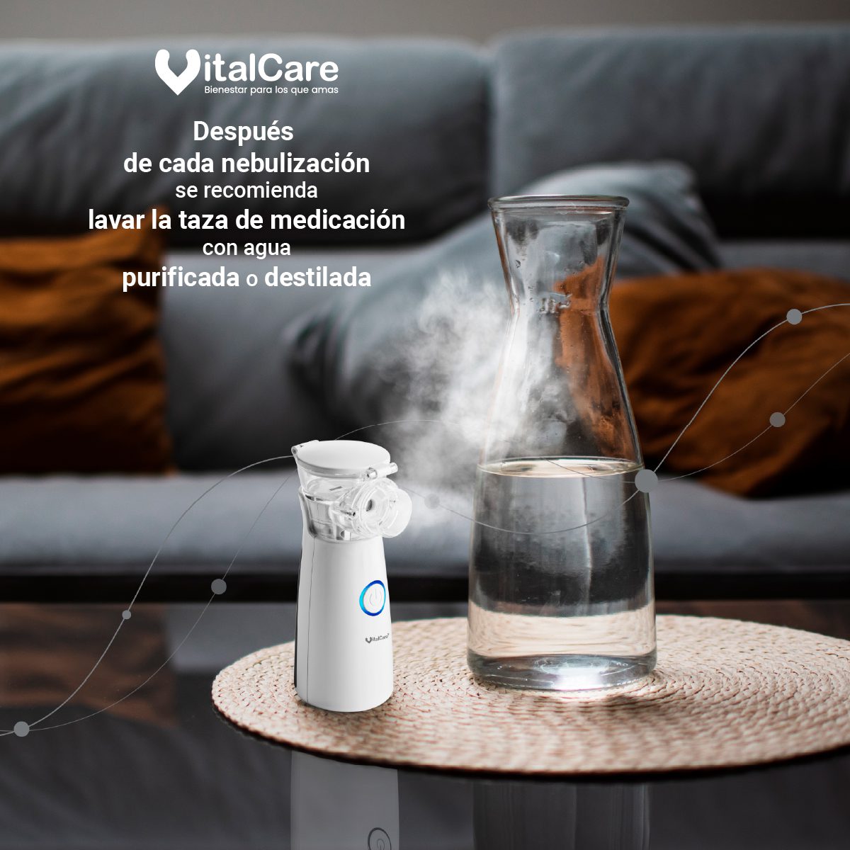 Nebulizador Portátil De Malla M102 - Imagen 6