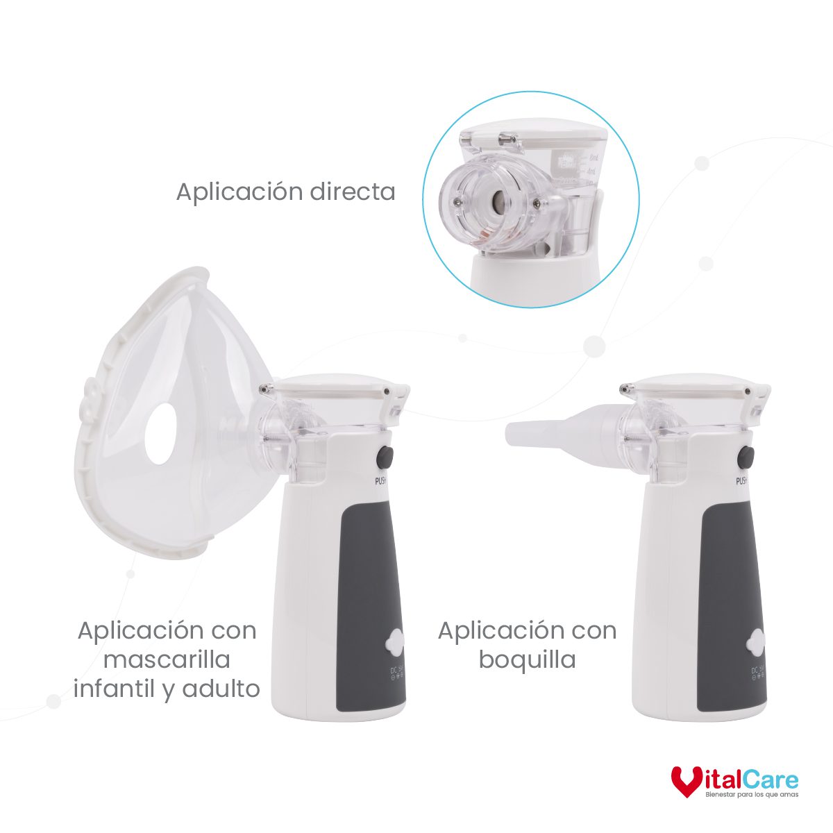 Nebulizador Portátil De Malla M102 - Imagen 5