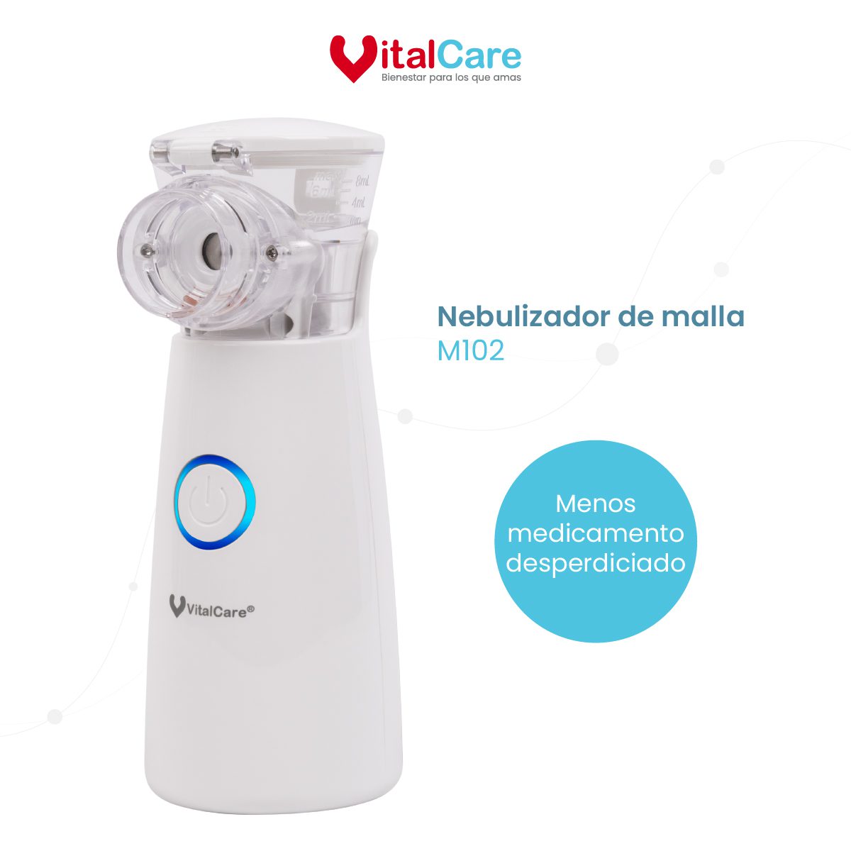 Nebulizador Portátil De Malla M102 - Imagen 2