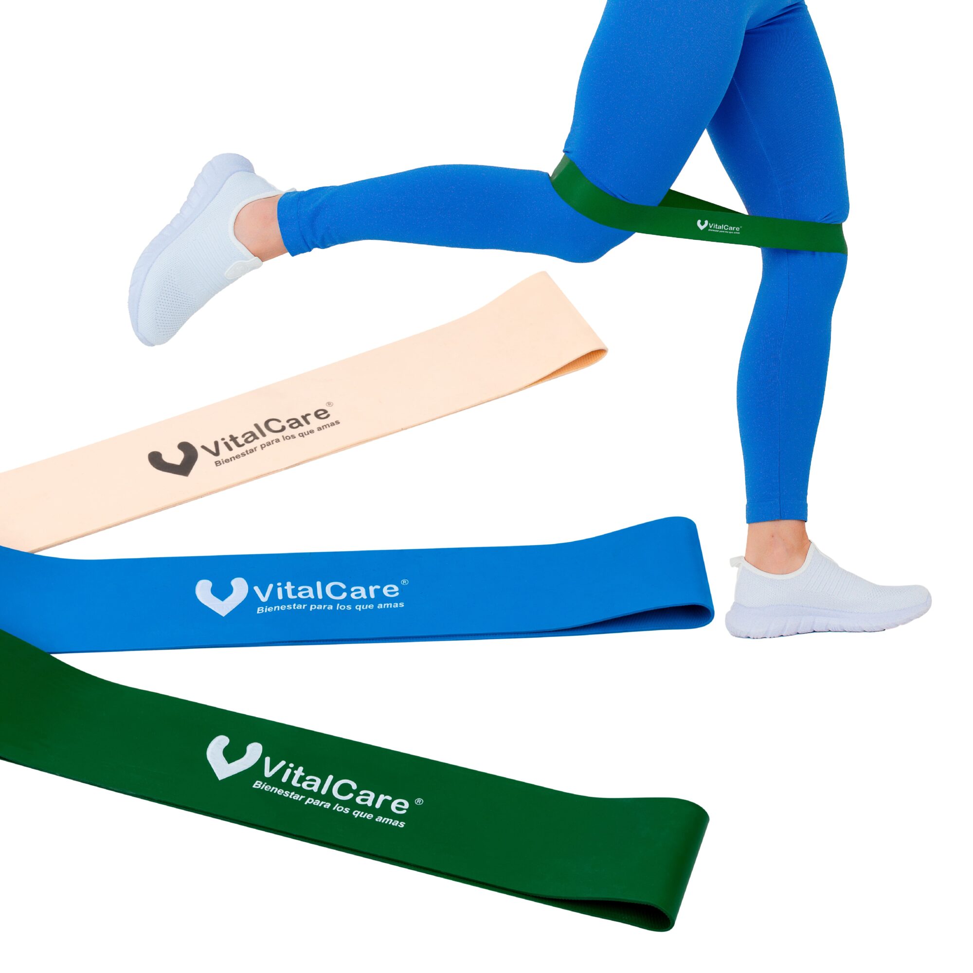 Mini Loops | 3 Bandas de Resistencia Para Ejercicio, Pilates o Yoga