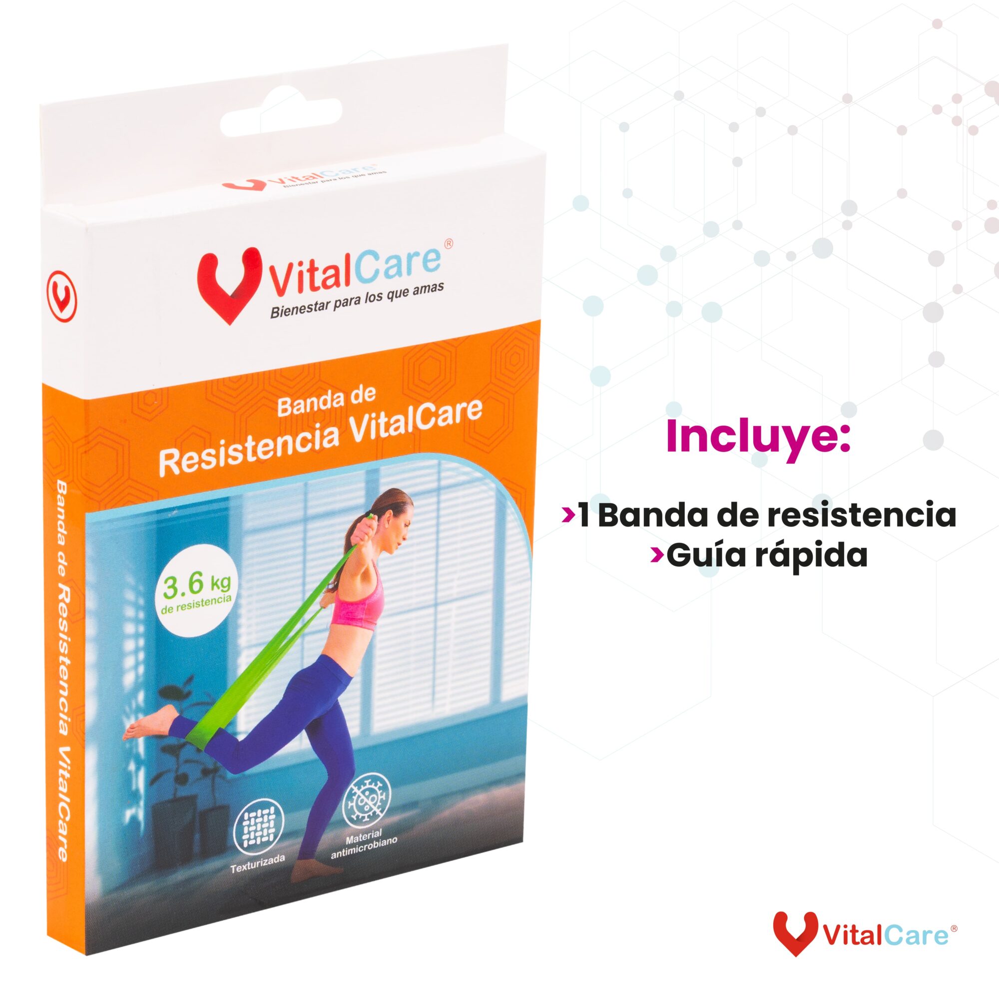 Banda de Resistencia para Pilates y Entrenamiento 3.6 kg - Imagen 8