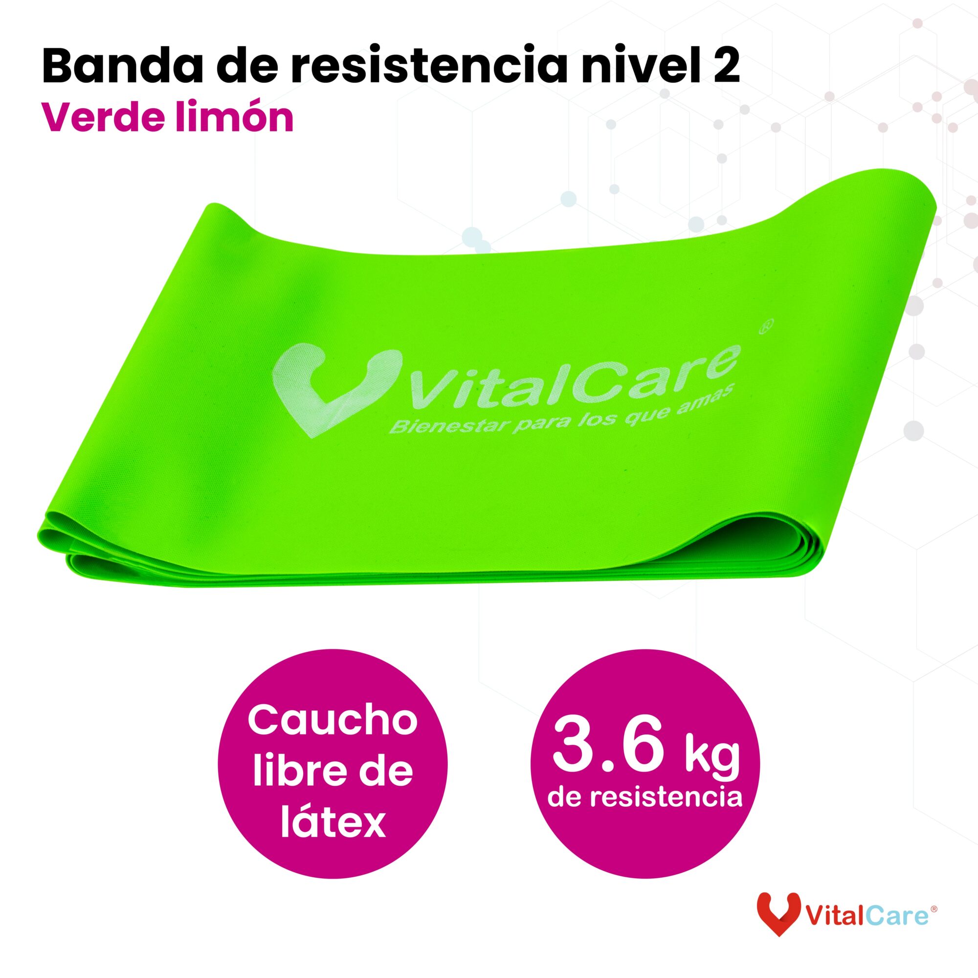 Banda de Resistencia para Pilates y Entrenamiento 3.6 kg - Imagen 2