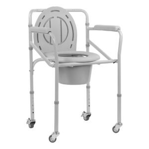 Silla Cómodo con Ruedas y Freno Premium Plegable