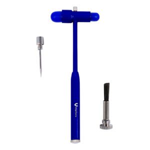 Martillo de Reflejos Tipo Buck para Exploración Neurológica (Azul)