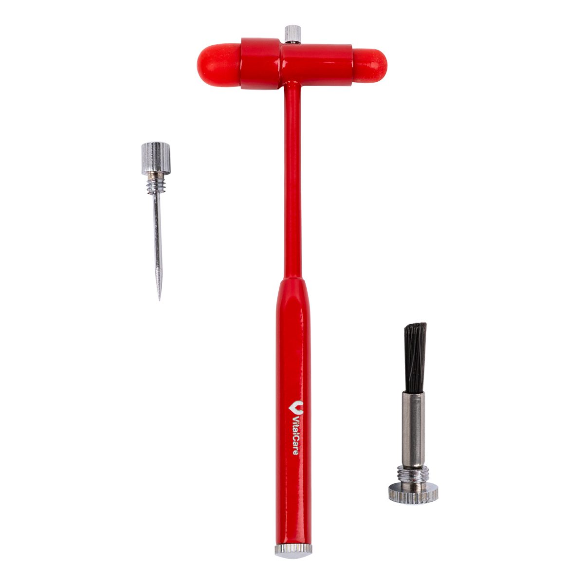Martillo de Reflejos Tipo Buck para Exploración Neurológica (Rojo)