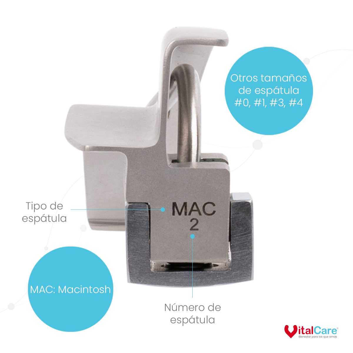 Estuche de Laringoscopio Curvo de Fibra Óptica - Imagen 8